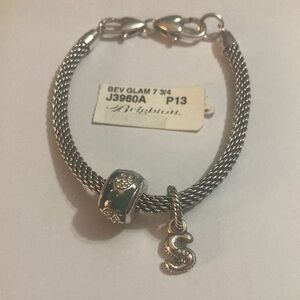 NWT Brighton Charm Bracelet with “S” charm  NWT